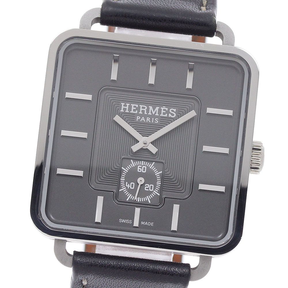 エルメス HERMES TI1.741 カレ スモールセコンド 自動巻き メンズ _961925