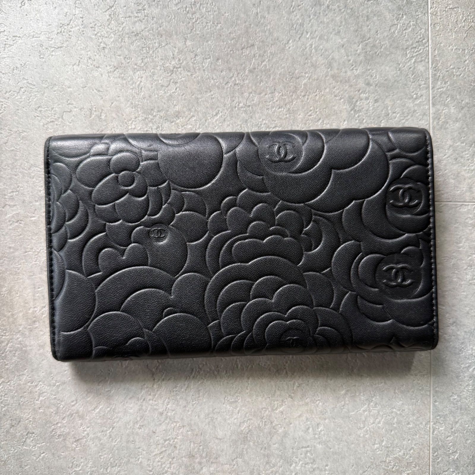 CHANEL シャネル カメリア ココマーク オーガナイザー 三つ折り長財布