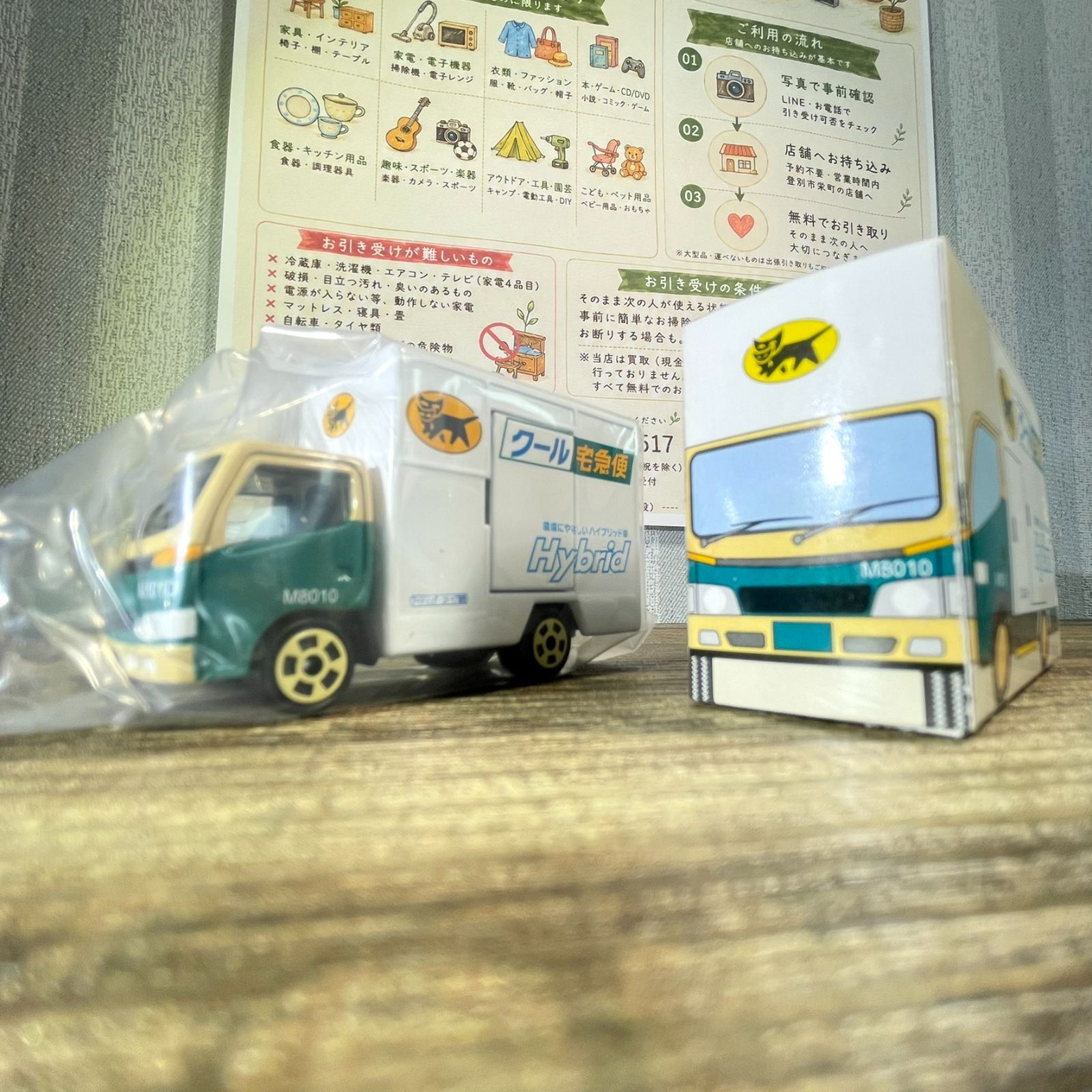 クロネコヤマト ミニカー🚚 クール宅急便ハイブリッド 箱付 M1080