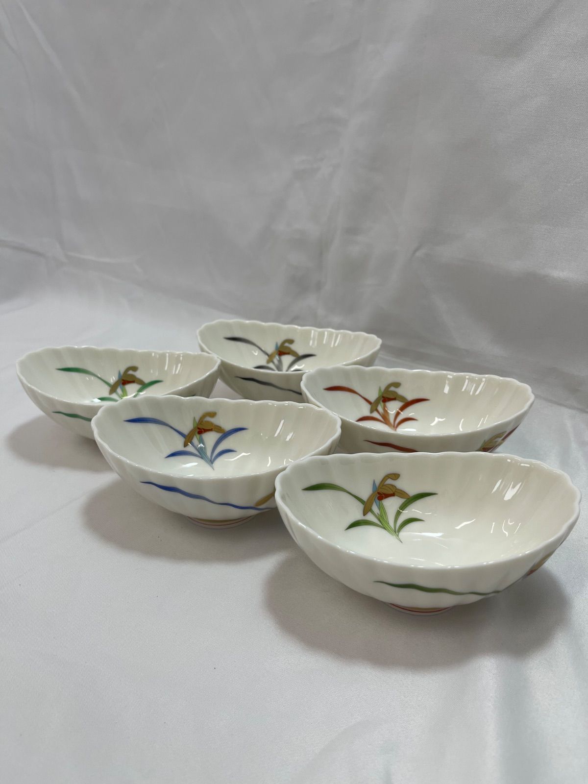 香蘭社 貴婦人 舟型小鉢5客セット - メルカリ