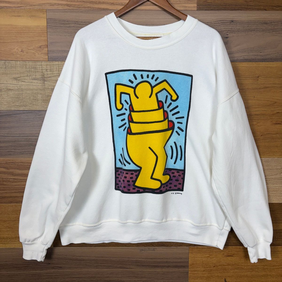 ビッグサイズ 90s Keith Haring キースヘリング ポップアート スウェット サイズ メンズ XL 90年代 VINTAGE 古着 r26031164 17,908円
