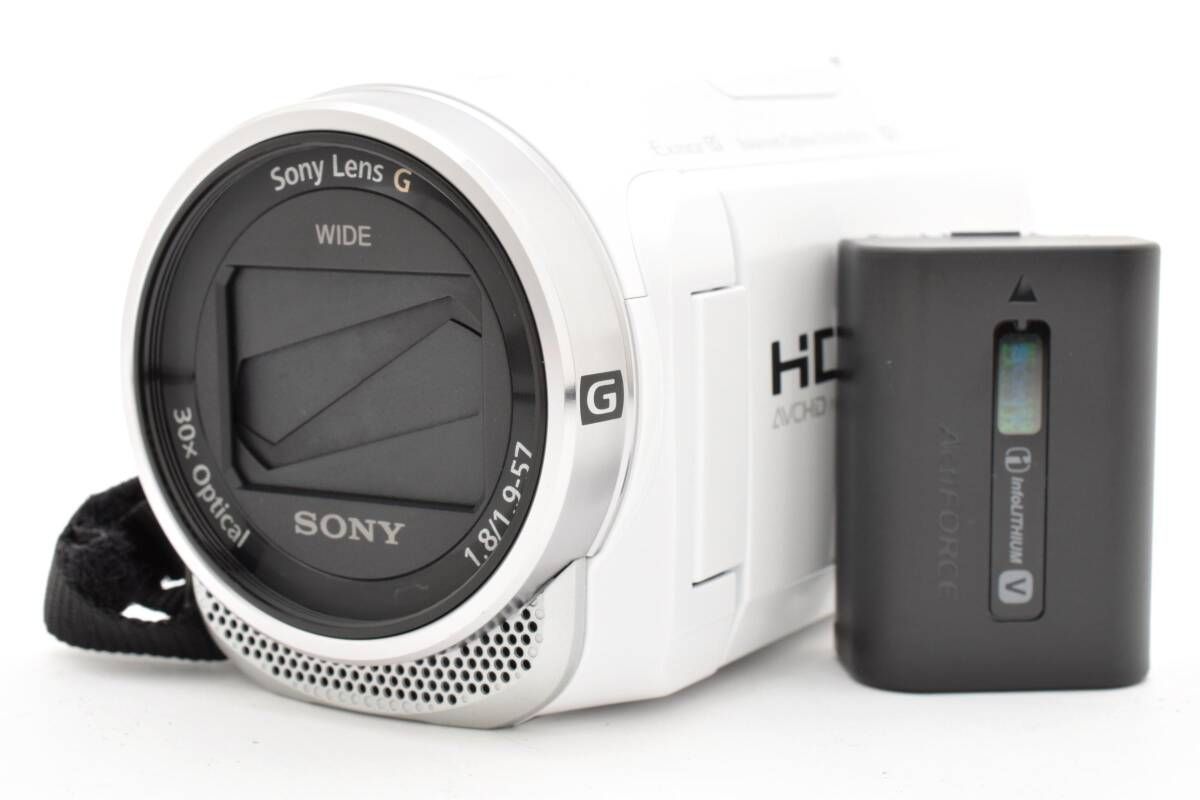 ★極上品★ソニー SONY Handycam HDR-CX675 ホワイト★ W0616＃5296