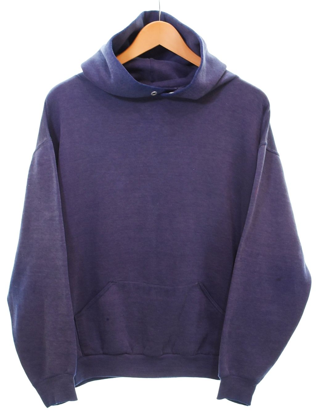ラッセルアスレチック Russell Athletic 70s Vintage Pullover Hoodie ヴィンテージ プルオーバー フーディー 金タグ ナス紺 フェード カプセル ナンバー XL パーカ ネイビー LLサイズ 103MT-4872