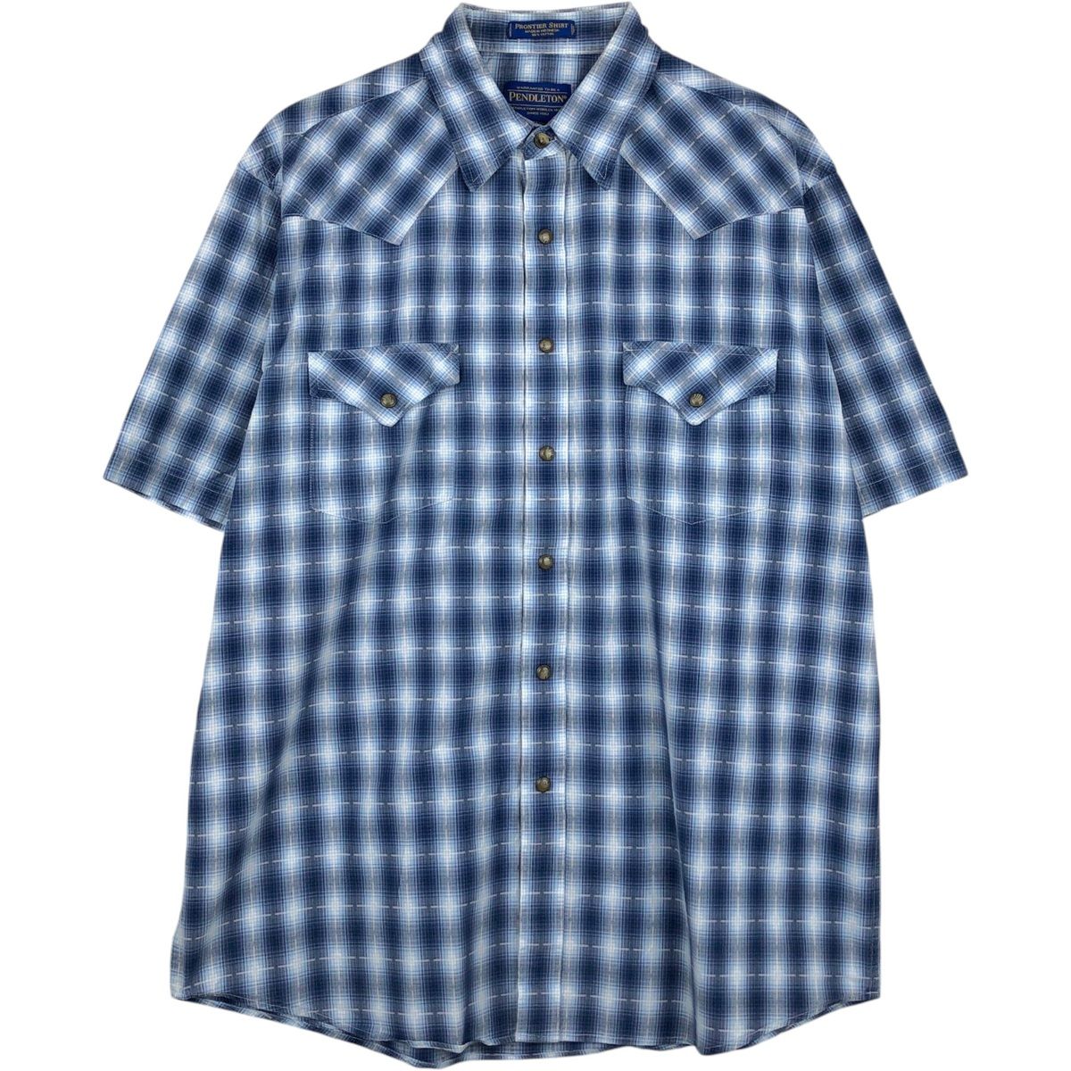 PENDLETON FRONTIER ペンドルトン 古着 半袖 SHIRT チェック柄 