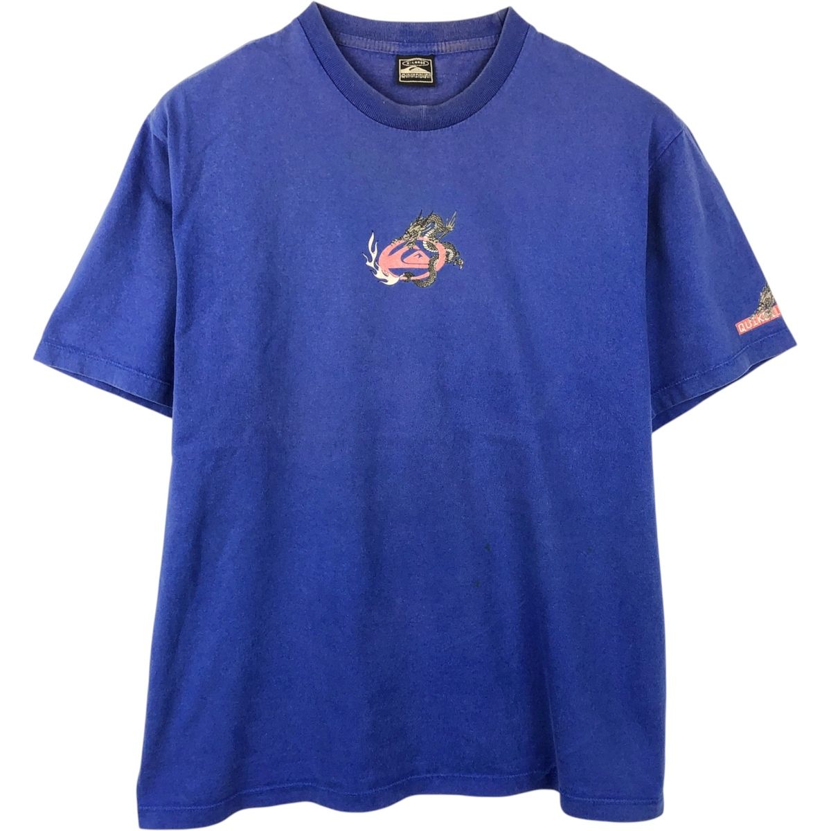 古着 90年代 クイックシルバー QUIKSILVER 龍柄 ドラゴン柄 サーフ スケートTシャツ メンズXL相当 ヴィンテージ/eaa656612