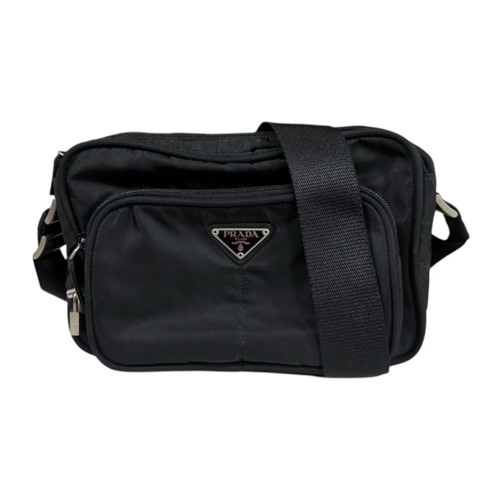 プラダ ショルダーバッグ ナイロン B7558 ブラック レディース PRADA 中古 プラダ