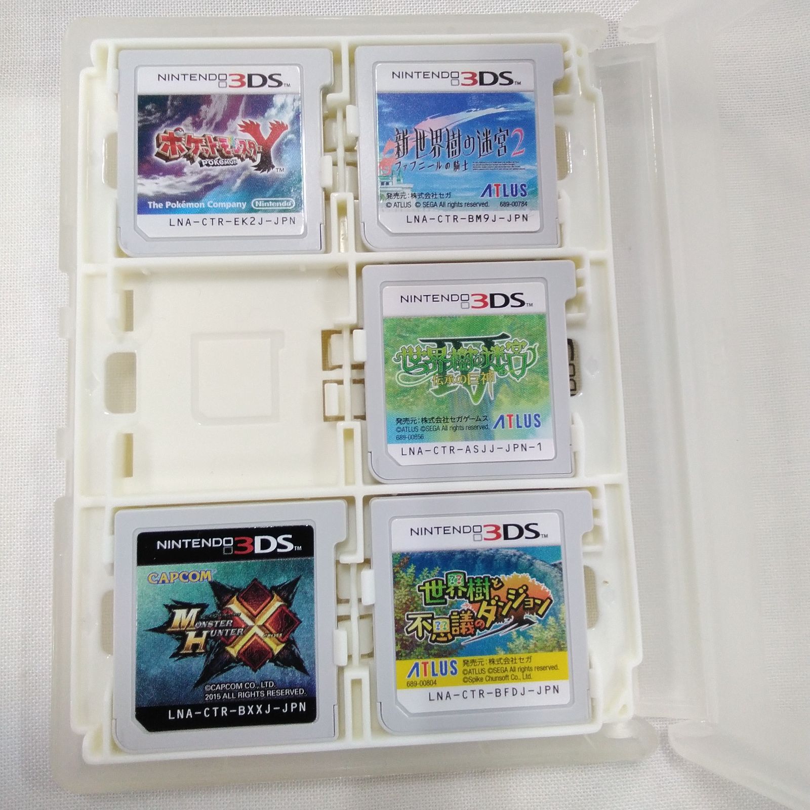 ニンテンドー3DSソフト 8本まとめ売り ポケモンXY 世界樹など ゲーム