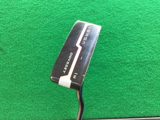 【中古】 オデッセイ VERSA #1W ブラック 33インチ パター PT スチール (フレックスその他) メンズ 男性用 右利き 右用 Cランク ゴルフクラブ