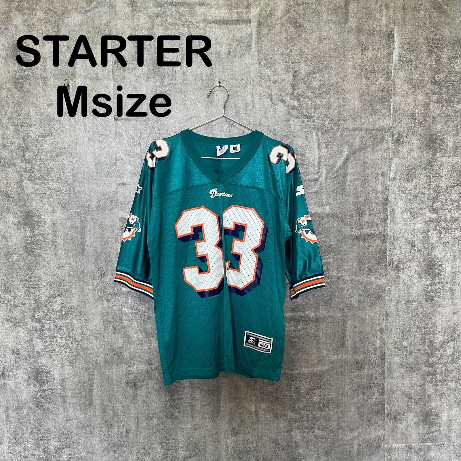 Y-959】STARTER スターター NFL ドルフィンズ ABDUL-JABBAR #33 ゲーム