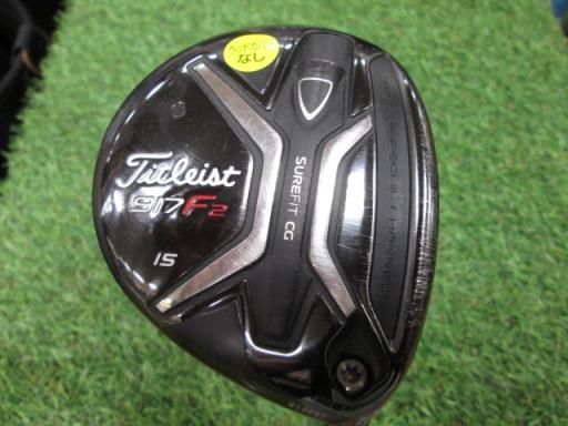 【中古】 タイトリスト 917 F2 15° フェアウェイウッド FW Titleist Speeder 517 (フレックスS) メンズ 男性用 右利き 右用 Cランク ゴルフクラブ