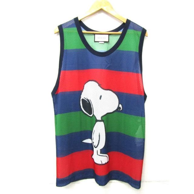 GUCCI グッチ PEANUTS SNOOPY 16AW スヌーピー メッシュ タンクトップ