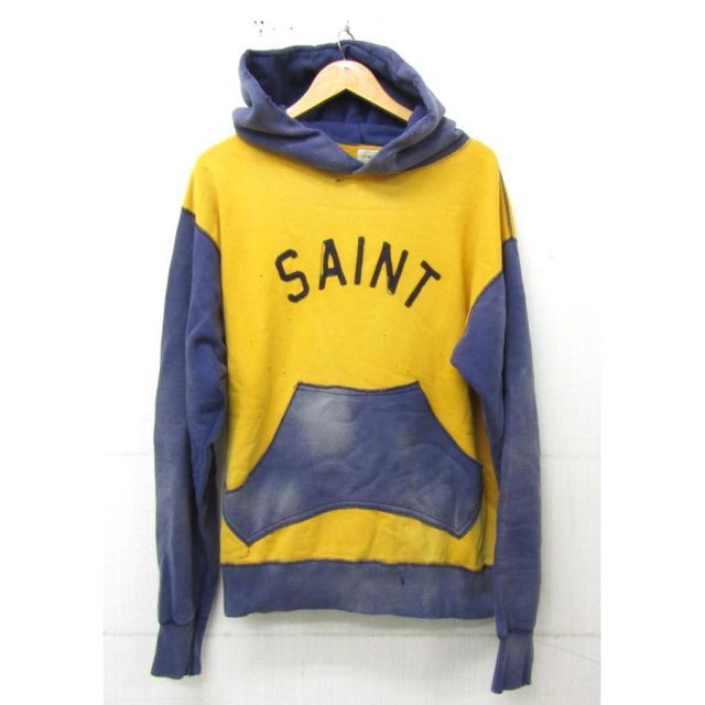 SAINT MICHAEL セントマイケル 21AW HOODIE FELT フーディー パーカー SM-A21-0000-035 サイズ：L★FG8024