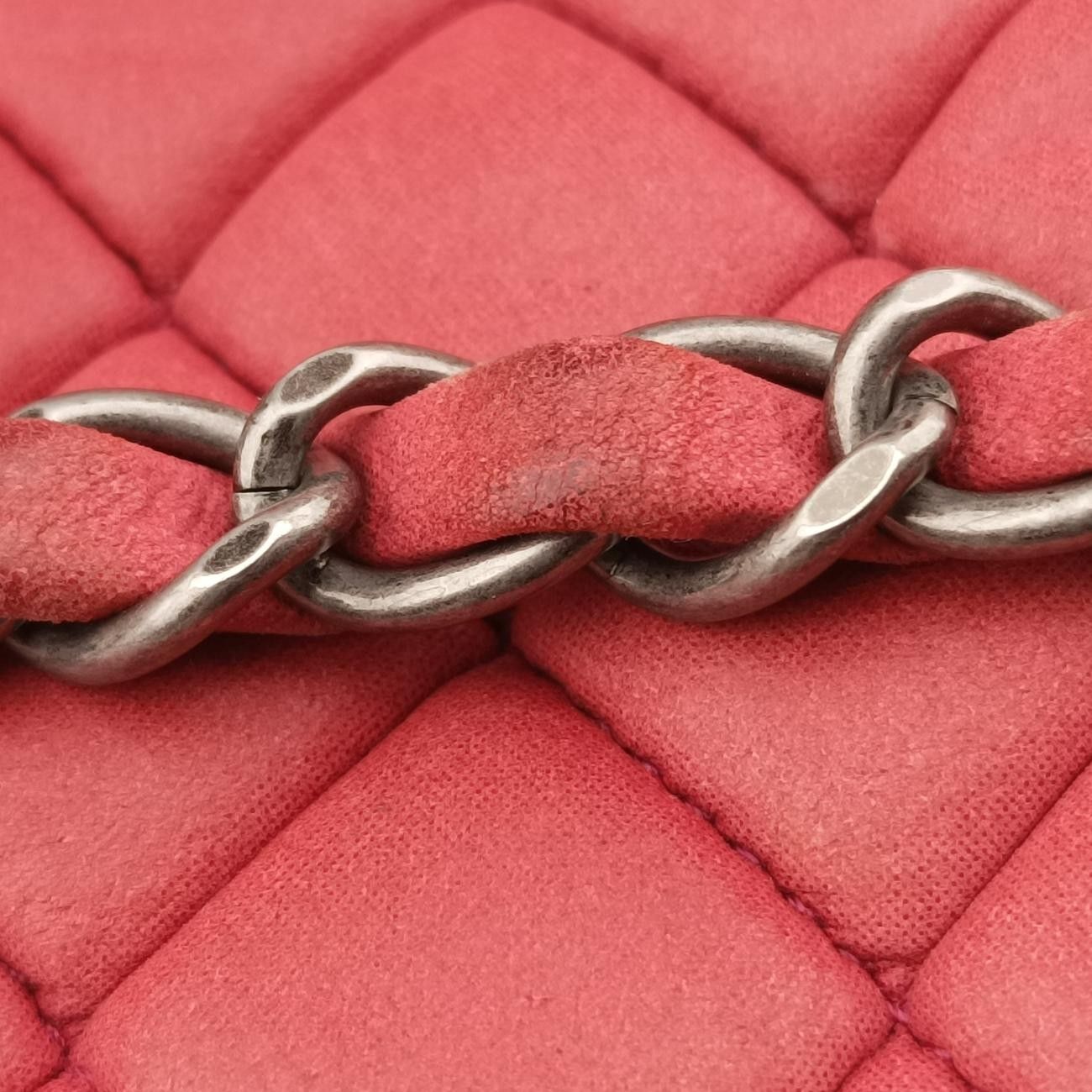 シャネルChanelマトラッセ ココマーク マドモアゼル レッド レザー 