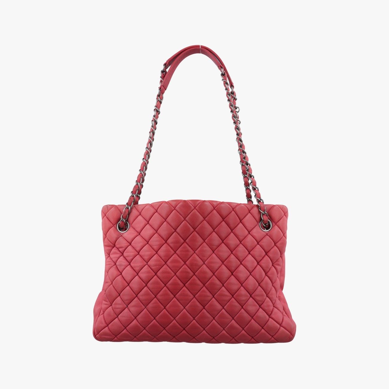 シャネルChanelマトラッセ ココマーク マドモアゼル レッド レザー 