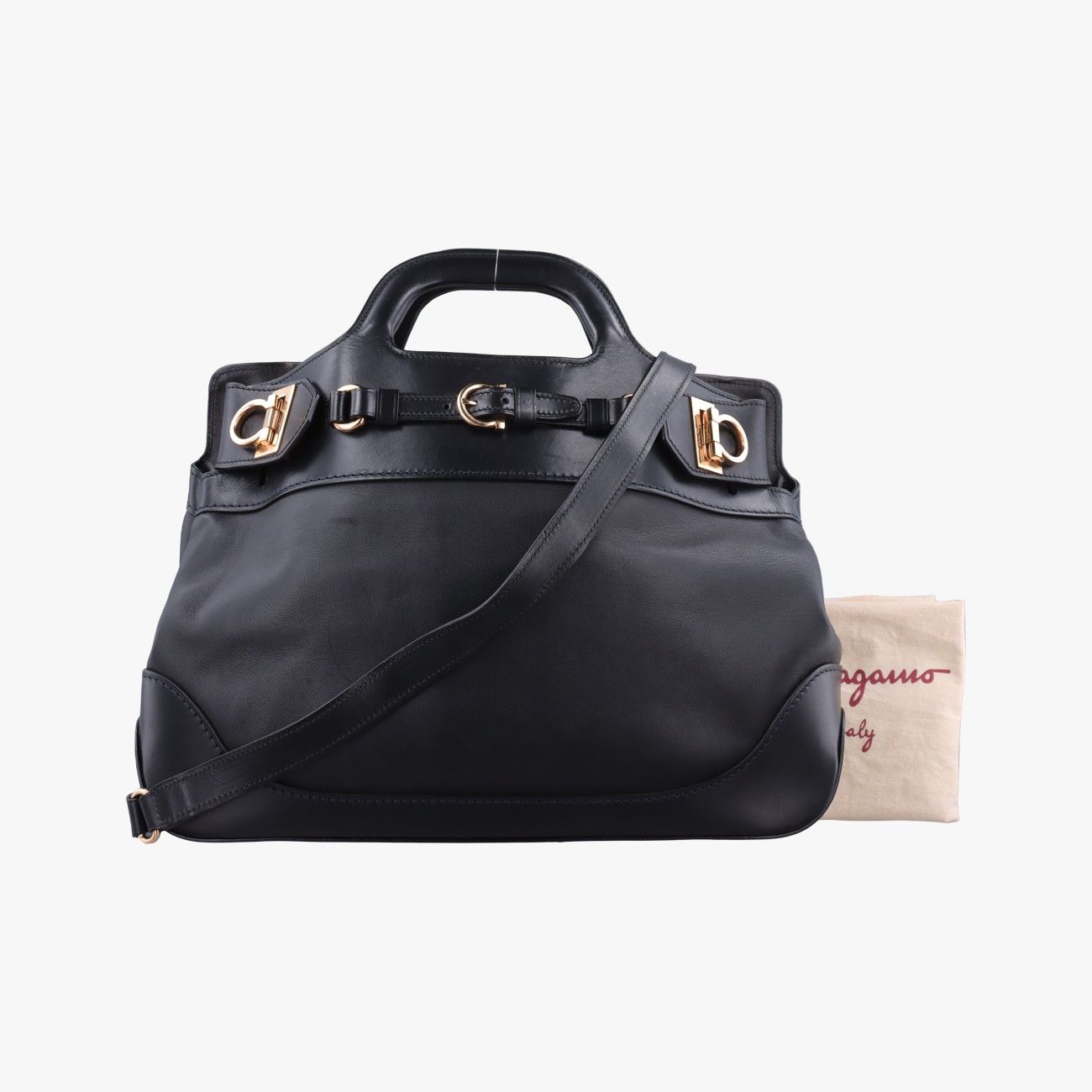 フェラガモFerragamoワンダ ブラック レザー DH-21 C245 25,560円