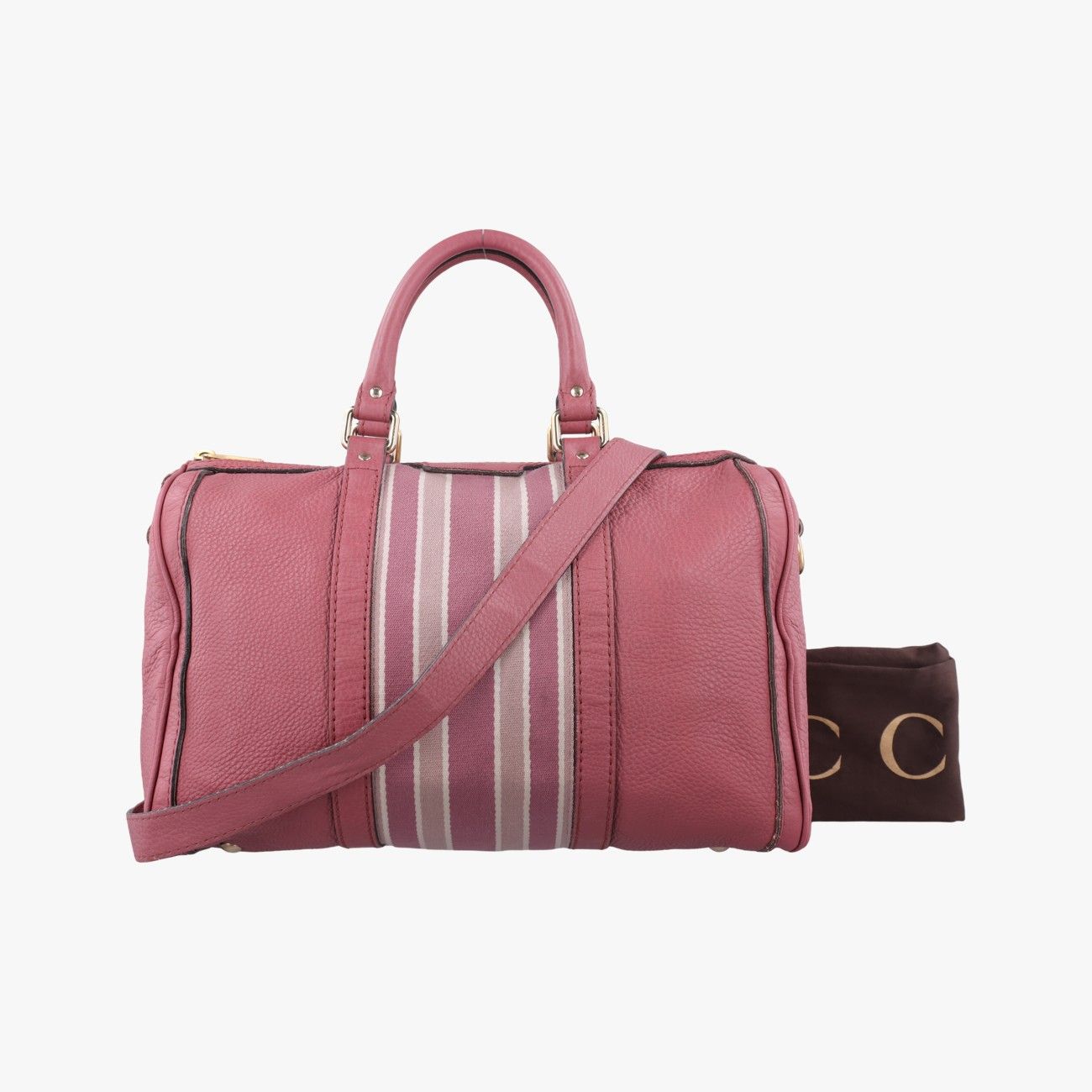 グッチGucciシェリーライン ピンク レザー 247205 E013613059 32,500円