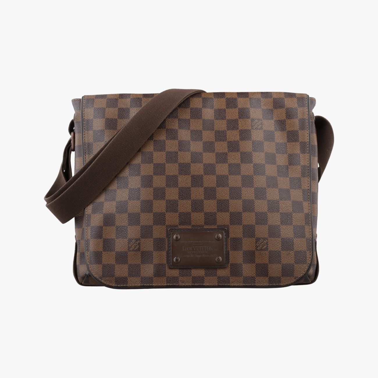 ルイヴィトンLouis VuittonブルックリンMM エベヌ ダミエキャンバス N51211 CA2191
