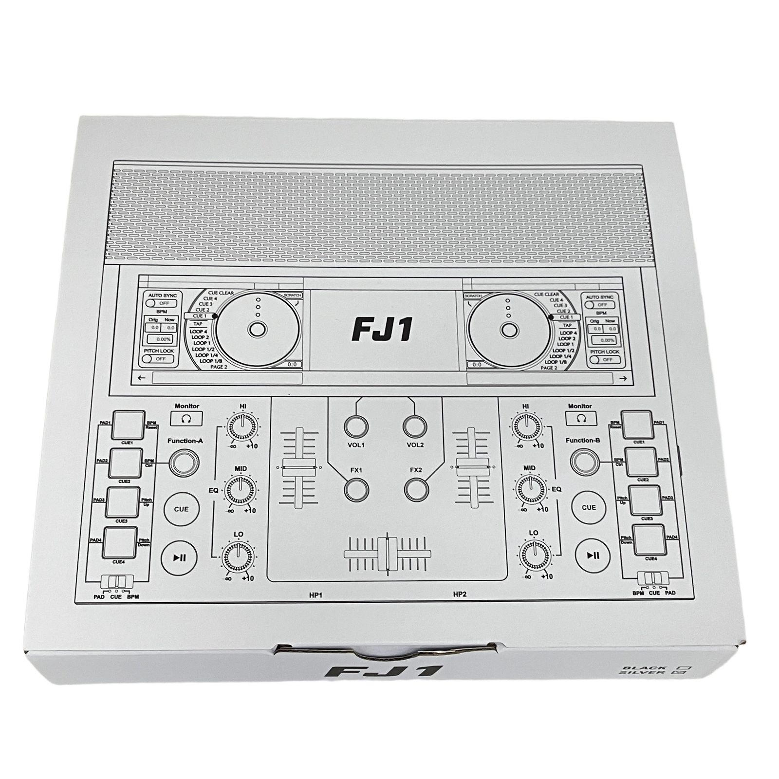 musignal FJ1 ポータブルDJシステム シルバー ミューシグナル
