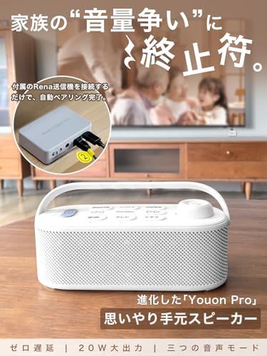 家族の音量争いに終止符・Youon Proお手元スピーカー】 Earaku 優音