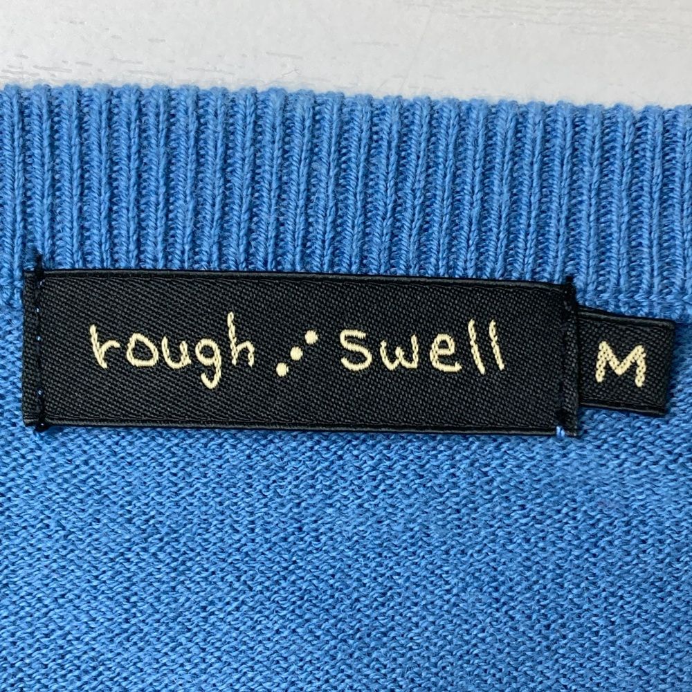 サイズ：M ROUGH&SWELL ラフアンドスウェル ニットセーター プリント