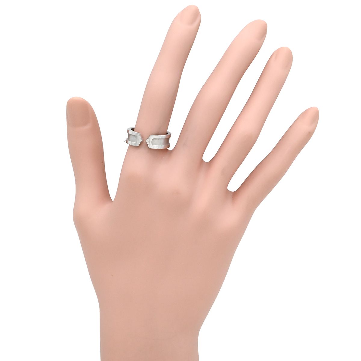 カルティエ Cartier リング 指輪 C2リング ホワイトゴールド #54(JP14