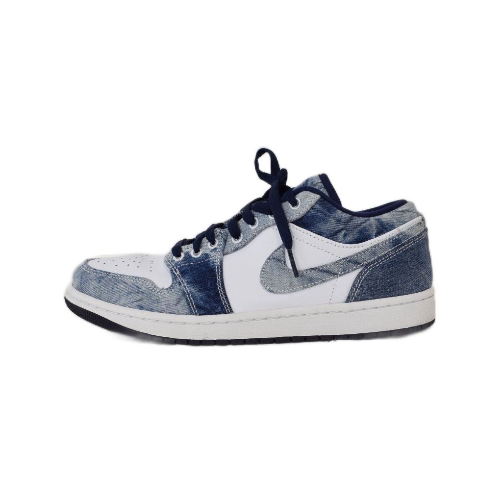 ナイキ NIKE AIR JORDAN 1 LOW SE WASHED DENIM エアジョーダンワン ローカットスニーカー 水色 白 ホワイト 26.5cm CZ8455 100 ■GY53 11,830円