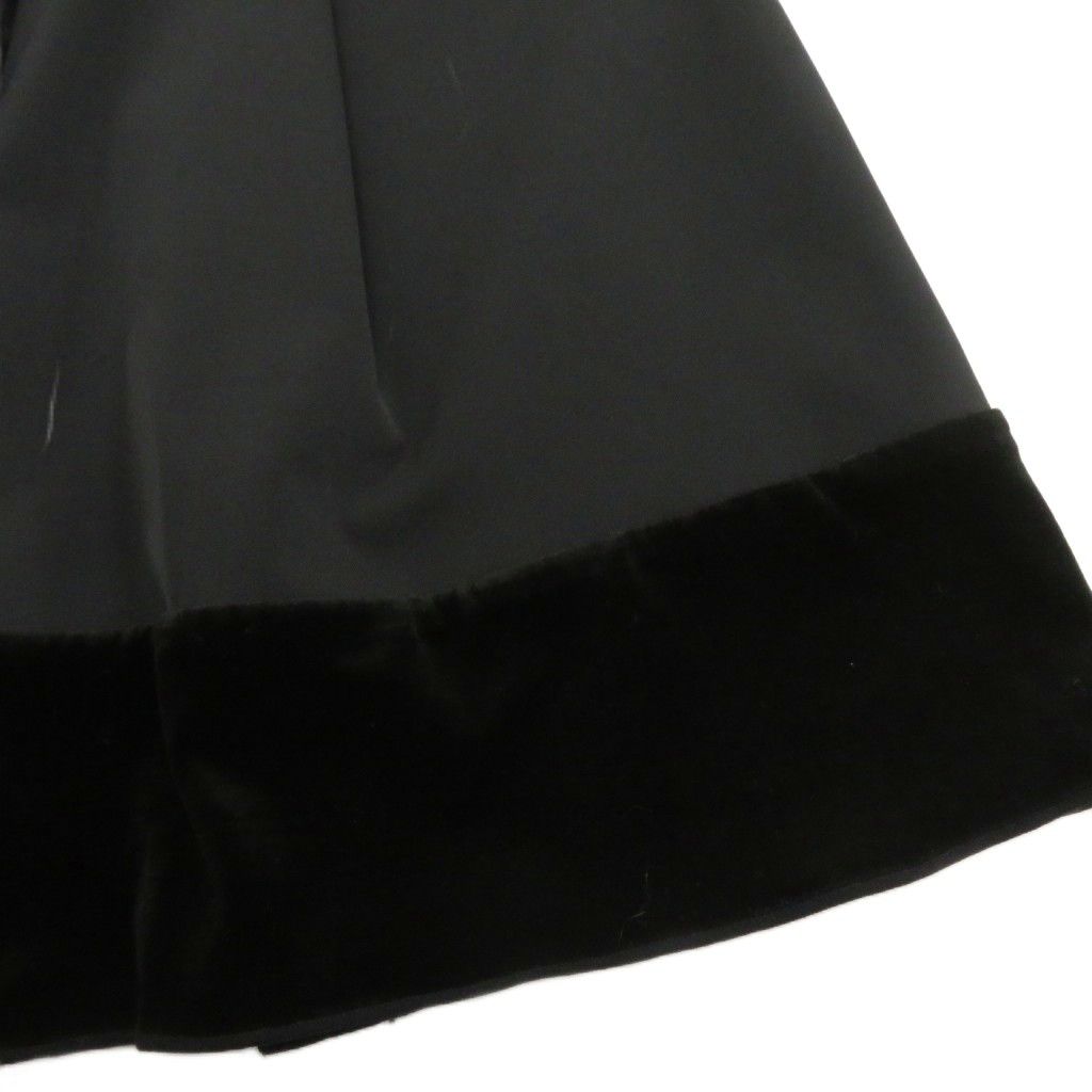 フォクシーニューヨーク FOXEY NEW YORK フレアスカート 38 黒