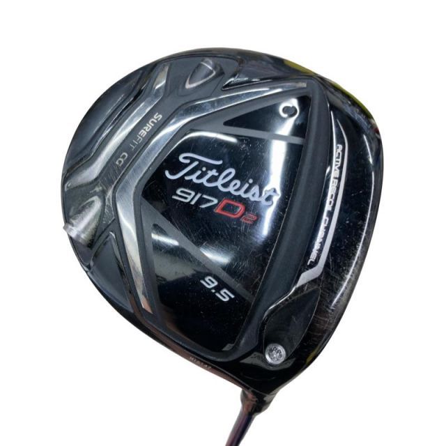 【中古】 タイトリスト 917 D2 9.5° ドライバー DR 純正特注シャフト (フレックスS) メンズ 男性用 右利き 右用 Cランク ゴルフクラブ