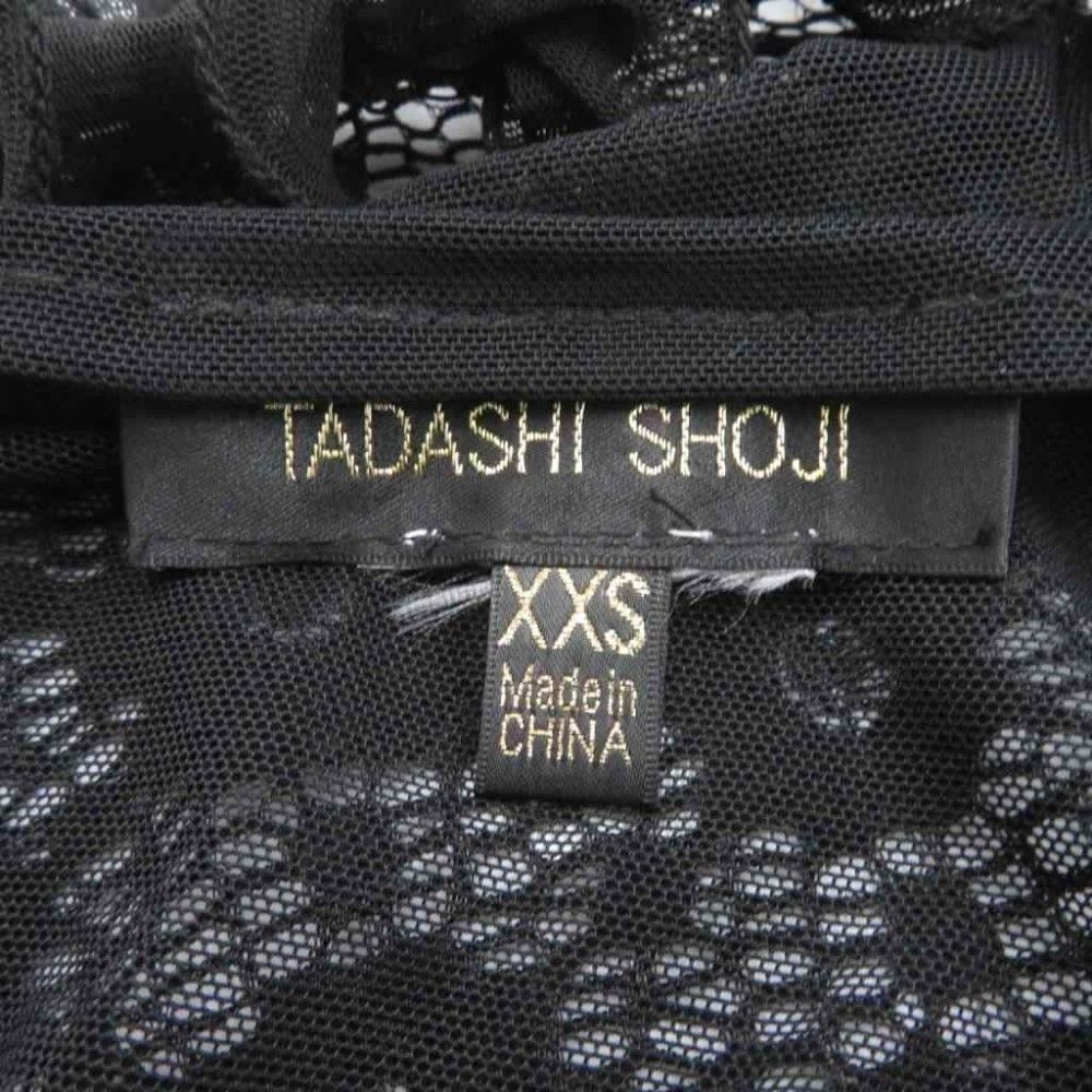タダシショージ TADASHI SHOJI カーディガン ボレロ XXS 黒 ブラック