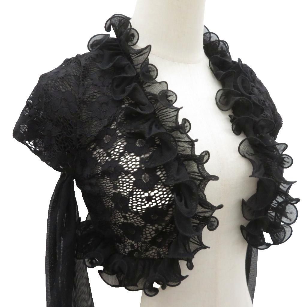 タダシショージ TADASHI SHOJI カーディガン ボレロ XXS 黒 ブラック