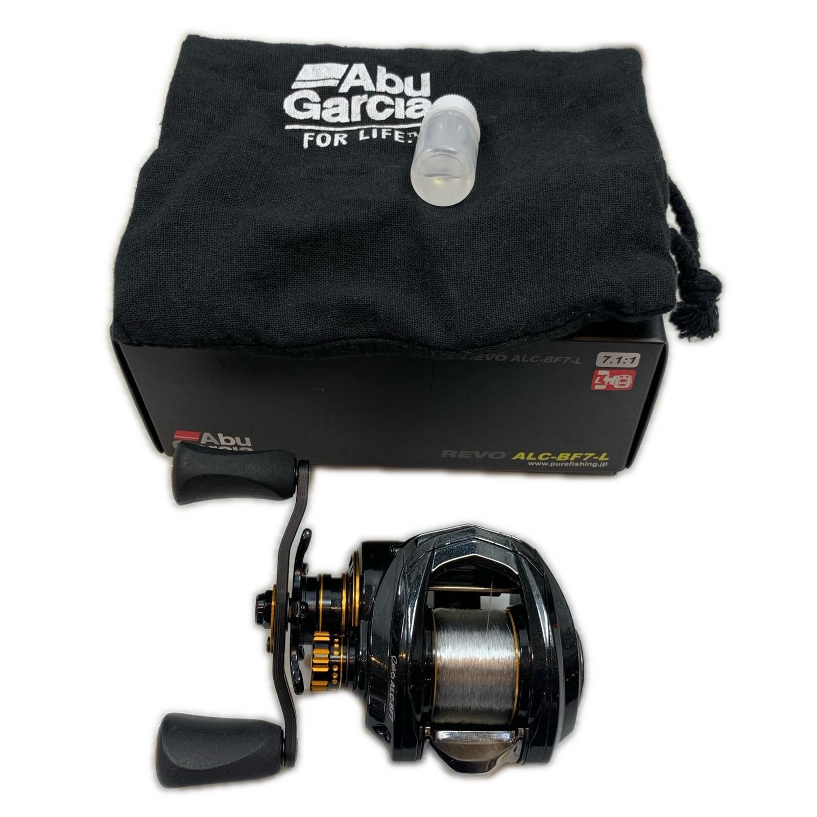Abu Garcia アブガルシア ベイトリール 美品 箱付 レボ ALC-BF7-L