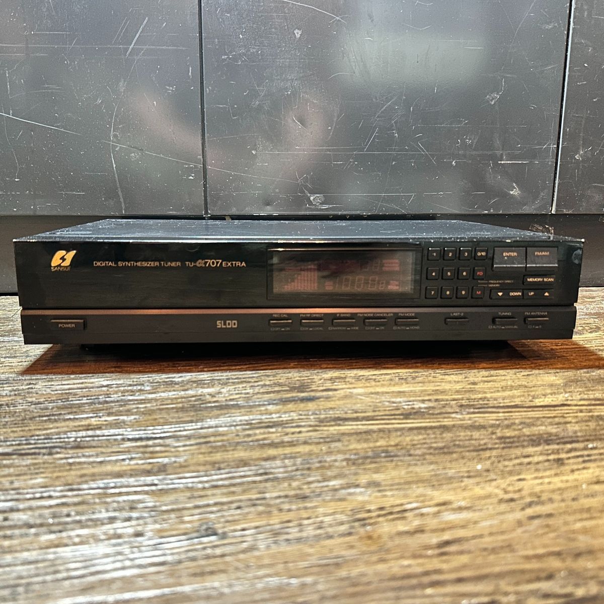 Sansui TU-α707 EXTRA Digital Synthesizer FM/AM Stereo Tuner Sansui Digital Synthesizer Tuner