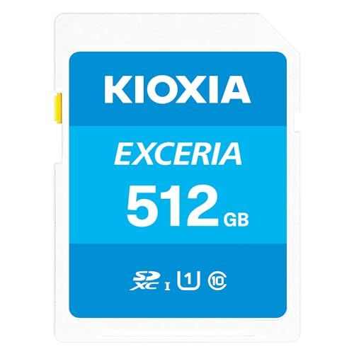 KIOXIA(キオクシア)【日本製】SDカード 512GB SDXC UHS-I Class10 読出速度100MB/s 国内正規品 5年 KLNEA512Ge 6161dea3