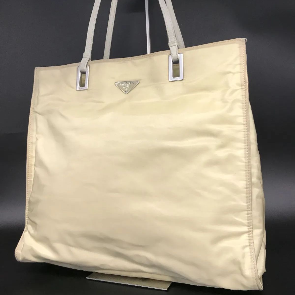 PRADA プラダ トートバッグ ショルダーバッグ 肩掛け 三角ロゴ 