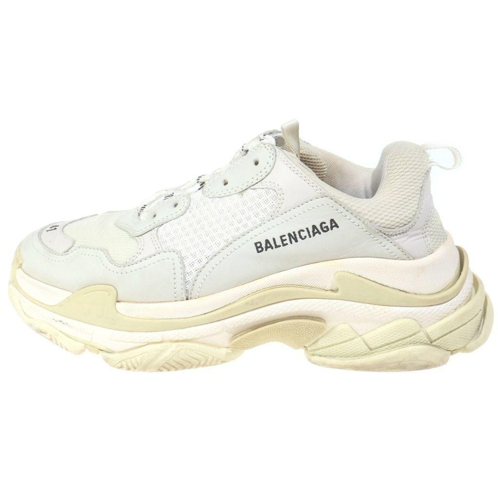 BALENCIAGA (バレンシアガ) TRIPLE S ロゴエンブロイダリー ダッド ローカットスニーカー アイボリー 524036 19,173円
