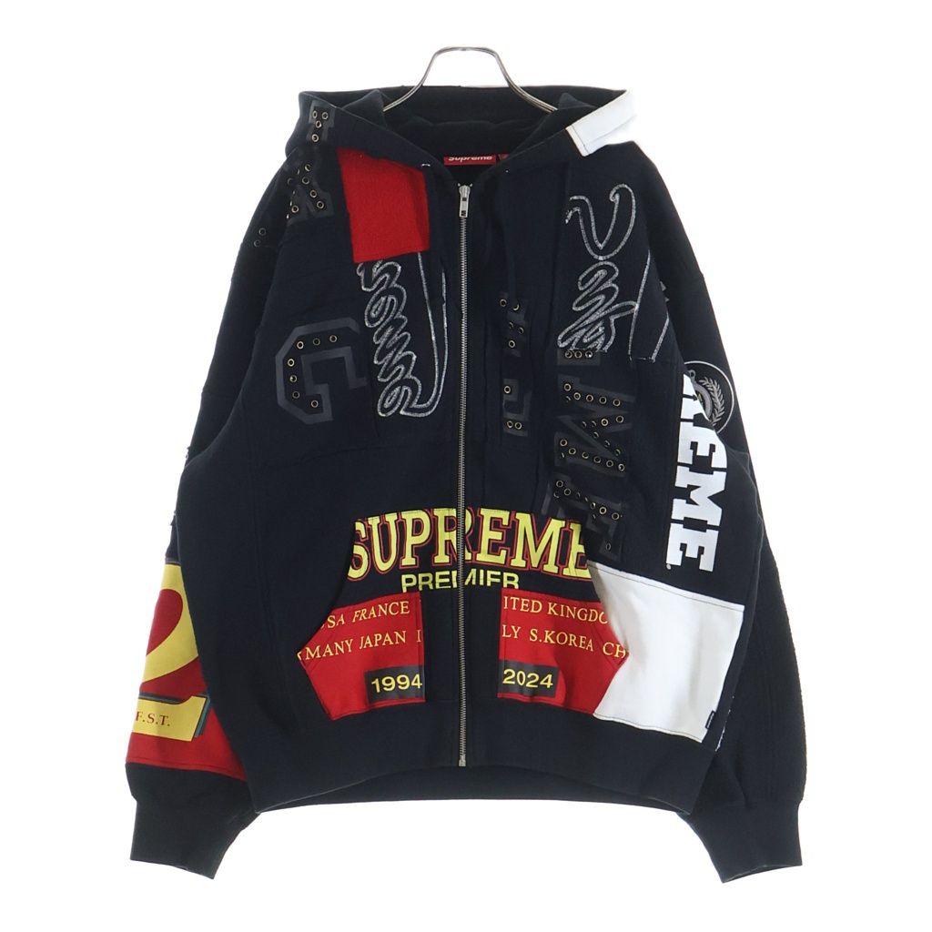 SUPREME (シュプリーム) 25AW ×Number (N)ine Patchwork Zip Up Hooded