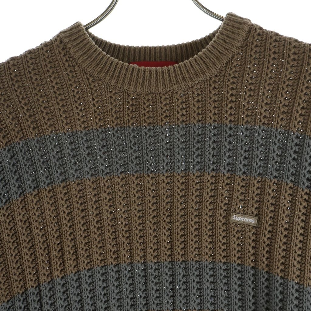 SUPREME (シュプリーム) 25SS Loose Gauge Stripe Small Box Sweater