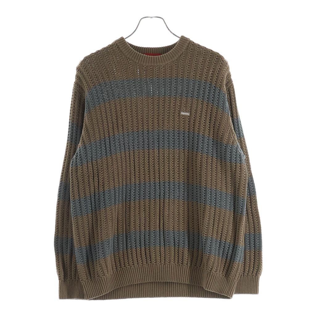 SUPREME (シュプリーム) 25SS Loose Gauge Stripe Small Box Sweater