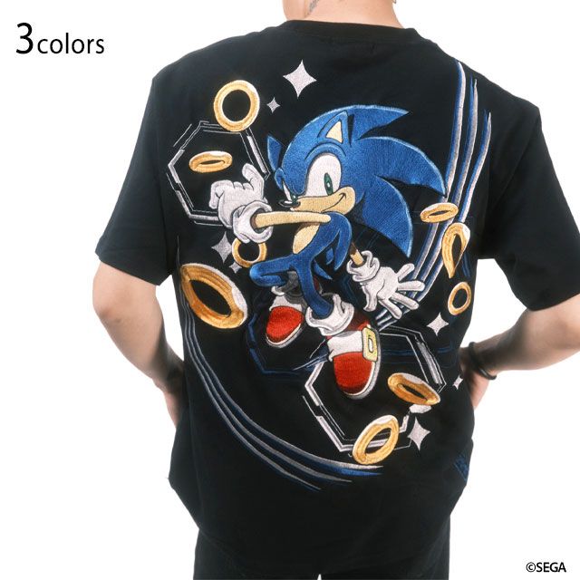 ソニック・ザ・ヘッジホッグ×絡繰魂 ソニック半袖Tシャツ◆絡繰魂