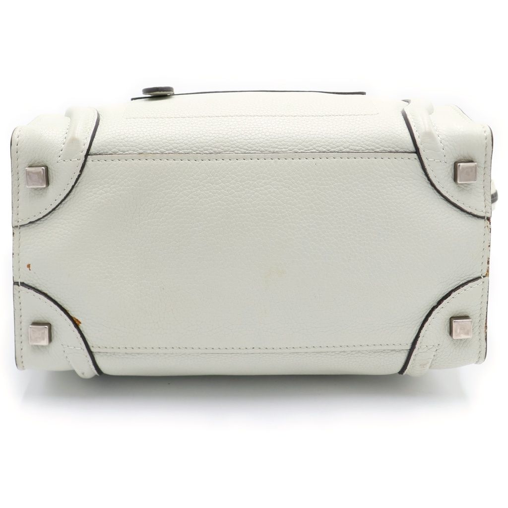 CELINE (セリーヌ) ラゲージ マイクロ ハンドバッグ ライトグリーン