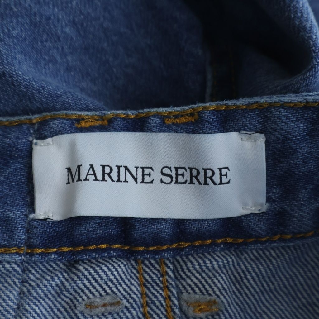 MARINE SERRE (マリーン セル) MOON PRINT WIDE LEG JEANS ムーン