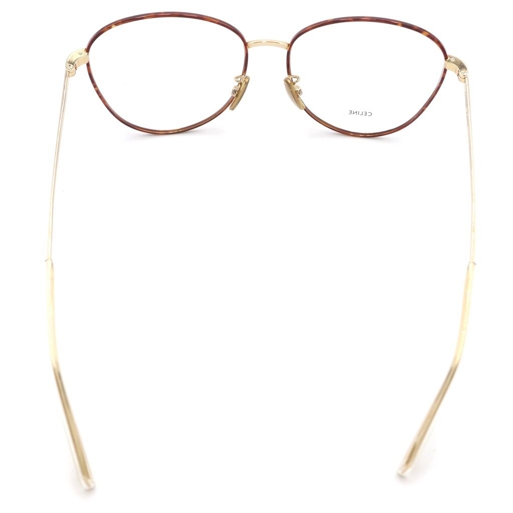 CELINE (セリーヌ) Optical Frame Gold メタリック オーバルフレーム