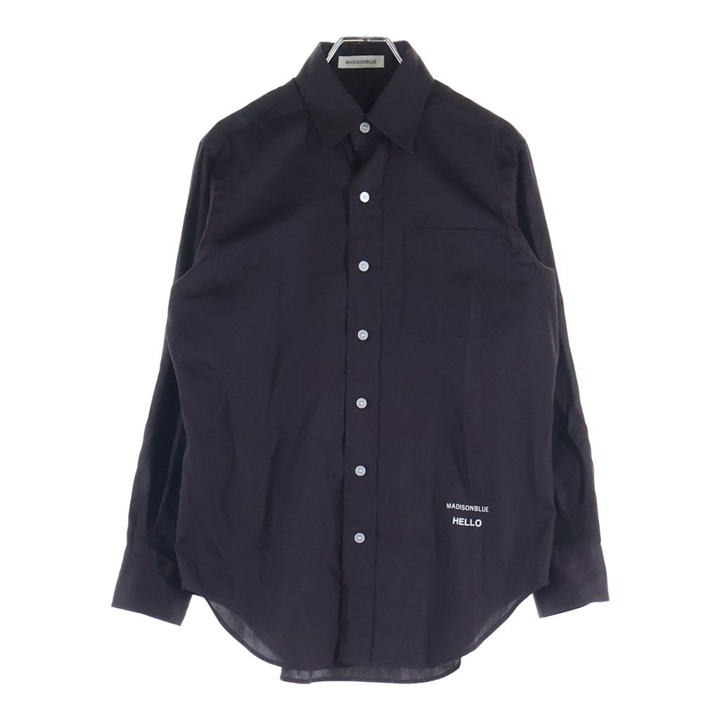 MADISONBLUE (マディソンブルー) TRANE L/S SHIRT トレイン サテン