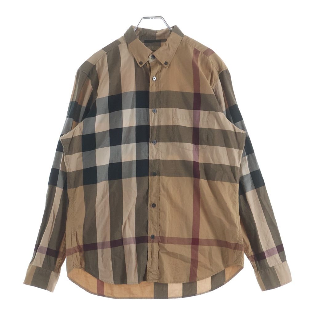 BURBERRY (バーバリー) BRIT バーバリーチェック メガチェック 3887721 長袖シャツ ベージュ