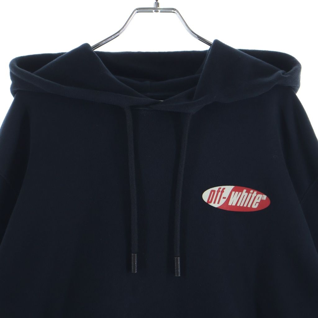 OFF-WHITE (オフホワイト) 19SS DIAG SPLIT LOGO SLIM HOODIE ダイアグ