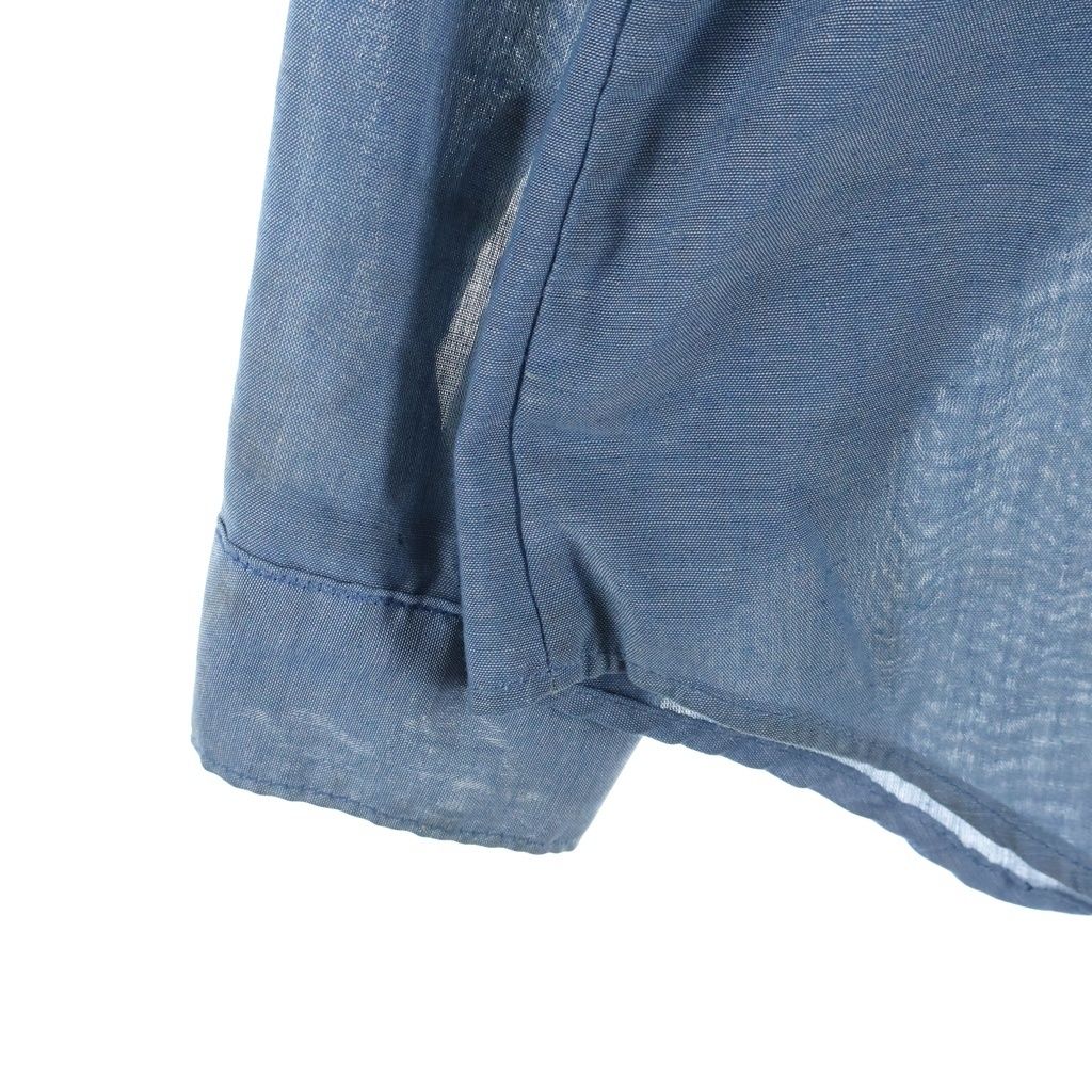 FIVE BROTHERS ファイブブラザー 80s シャンブレー XL-TALL 長袖シャツ インディゴ FIVE BROTHERS (ファイブブラザー) 80s シャンブレー XL-TALL 長袖