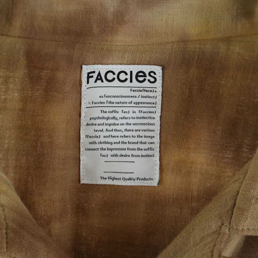 NO BRAND (ノーブランド) FACCIES ファッチーズ ガーゼ F26S03006