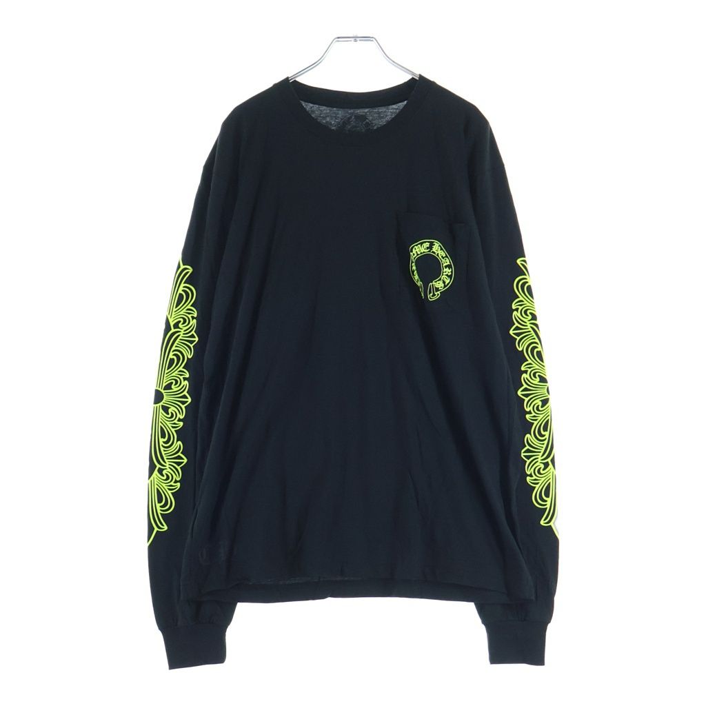 CHROME HEARTS (クロムハーツ) Floral Cross Horseshoe Long Sleeve