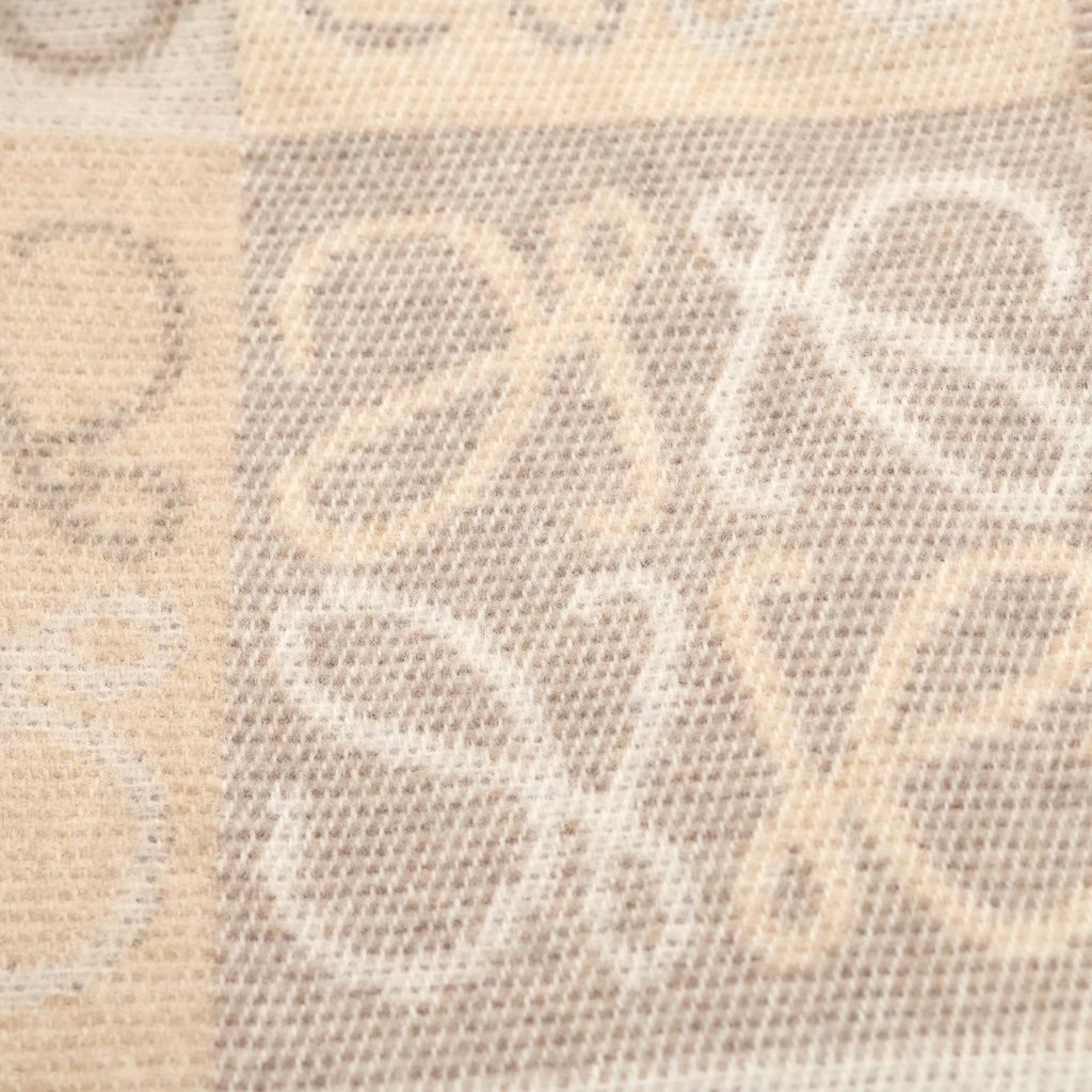 LOEWE (ロエベ) アナグラム ウール カシミヤ マフラー ストール