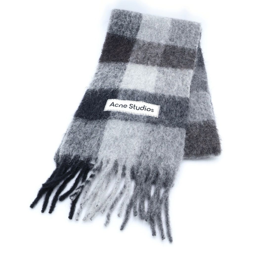 Acne Studios (アクネ ストゥディオズ) モヘア フリンジチェック